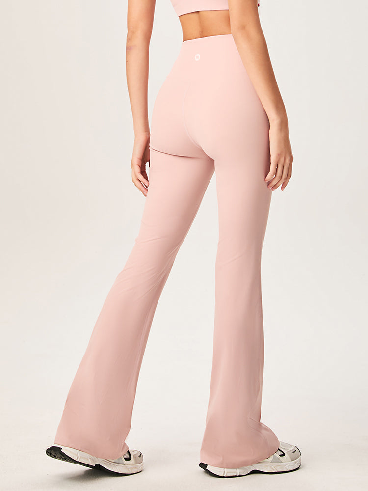 ハイウェスト フレアレギンス