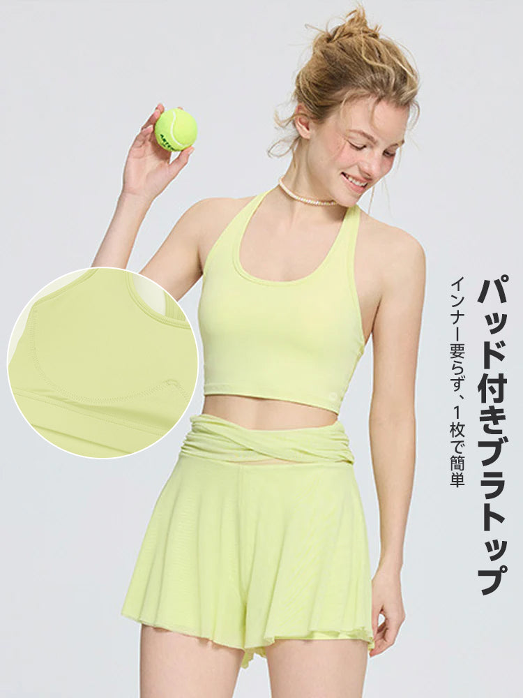 レーサーバック ハイサポートスポーツブラトップ