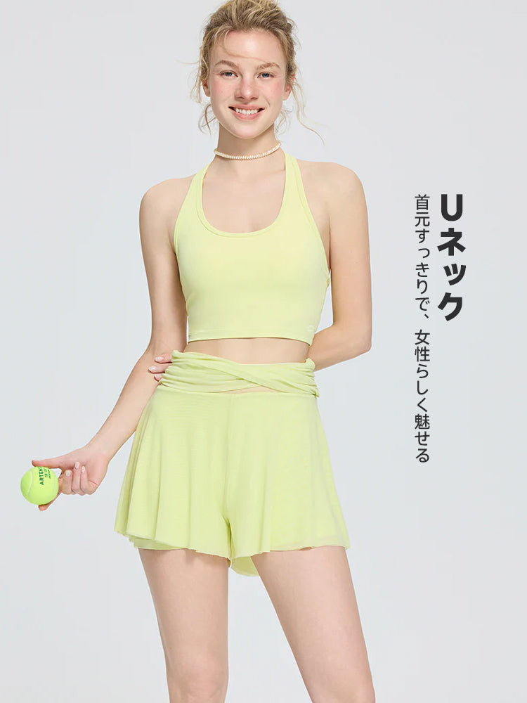 レーサーバック ハイサポートスポーツブラトップ