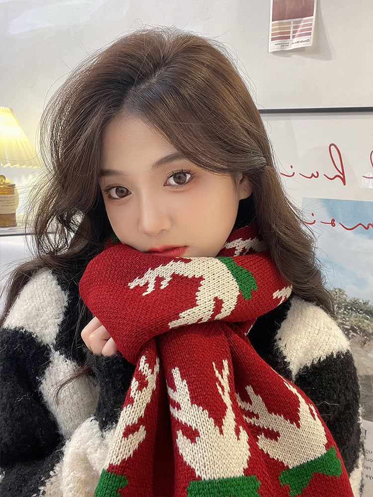 クリスマスマフラー 冬 暖かい クリスマスプレゼント