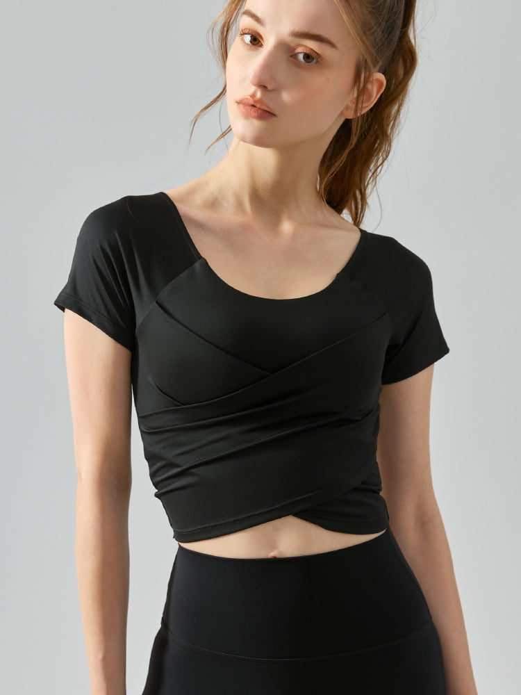 フロント交差 半袖