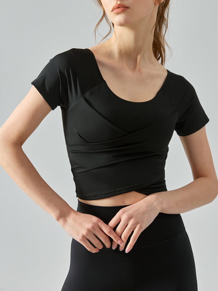 フロント交差 半袖