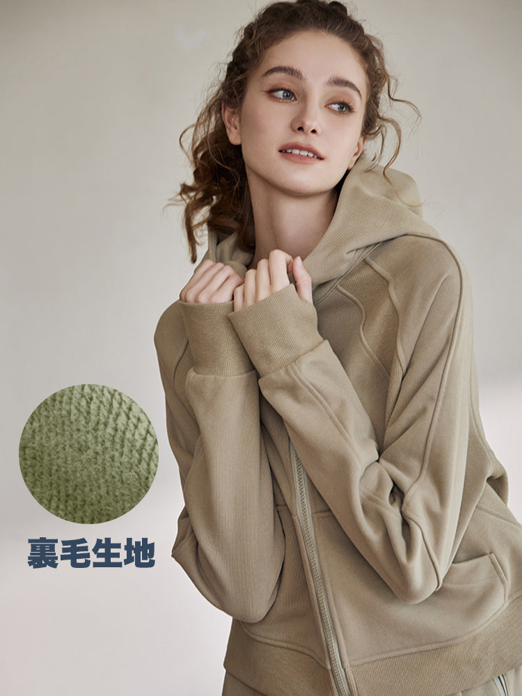 スウェットフルジップパーカ