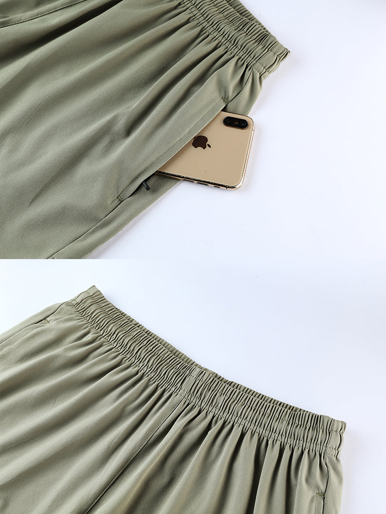 メンズ 2in1ショートパンツ