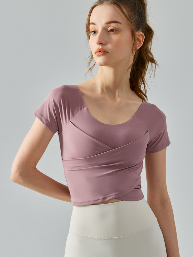 フロント交差 半袖