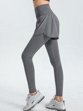 (S~5L)ショートパンツ付き ハイウェストレギンス 大きいサイズ