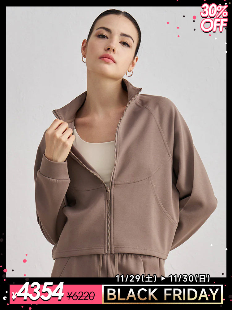 ルーズフィット パーカー ジップアップジャケット