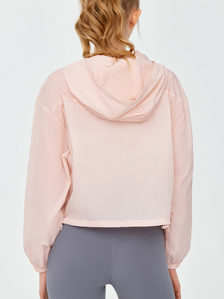 軽くて薄い UVカットパーカー  UPF50+紫外線対策