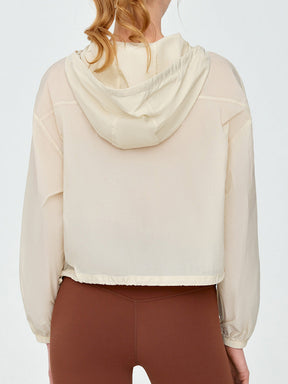 軽くて薄い UVカットパーカー  UPF50+紫外線対策