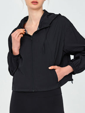 軽くて薄い UVカットパーカー  UPF50+紫外線対策