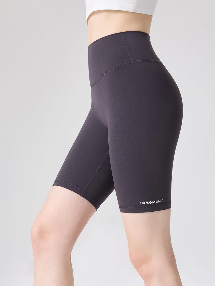 N66LYCRA®素材 ハイウエスト 美尻 ヨガショート丈レギンス