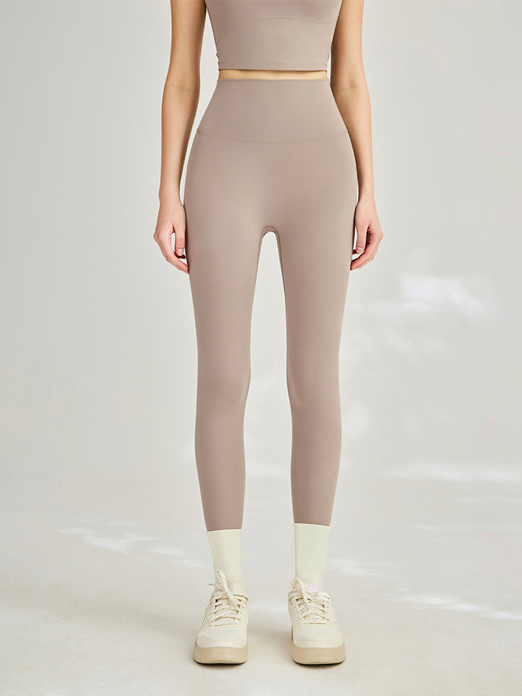 【関税込み】ALAINPAUL ピンク Warm-Up レギンス LYCRA® シームレス ヒップアップ レギンス