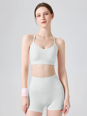 N66LYCRA®素材 美背 吸湿速乾 脇すっきり ヨガブラトップ
