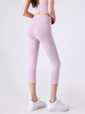 N66LYCRA®素材 ハイウエスト 7分丈ヨガレギンス