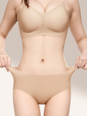 通気 抗菌 ミドルウエスト シームレスヨガショーツ