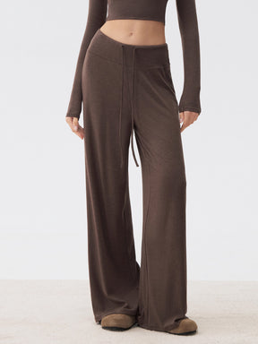 秋冬 ソフト ワイドパンツ