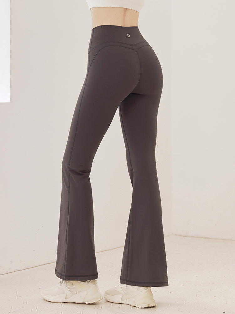 秋冬 裏起毛 美尻 フレアレギンス　