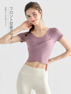 フロント交差 半袖