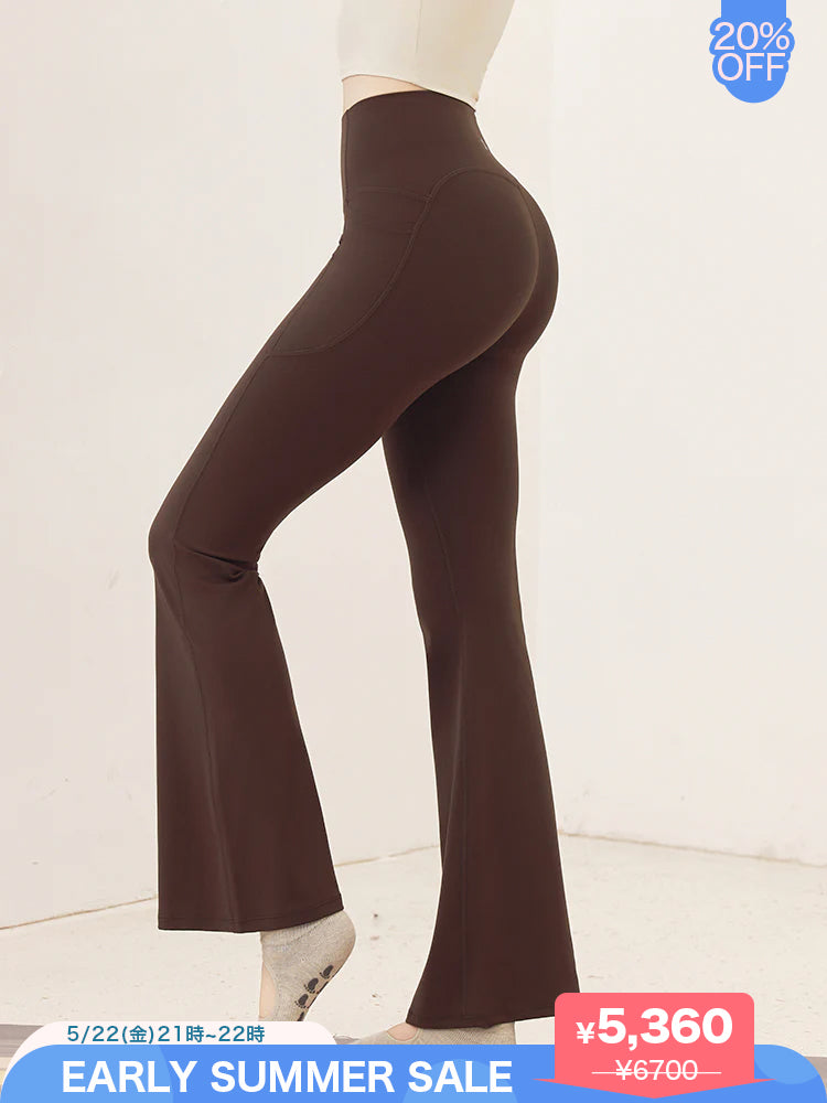 LYCRA® シームレス レギンス ポケット付き