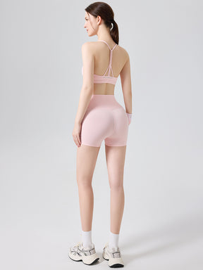 N66LYCRA®素材 美背 吸湿速乾 脇すっきり ヨガブラトップ