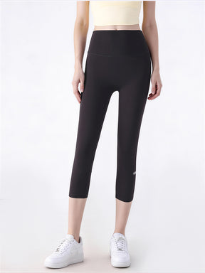 N66LYCRA®素材 ハイウエスト 7分丈ヨガレギンス