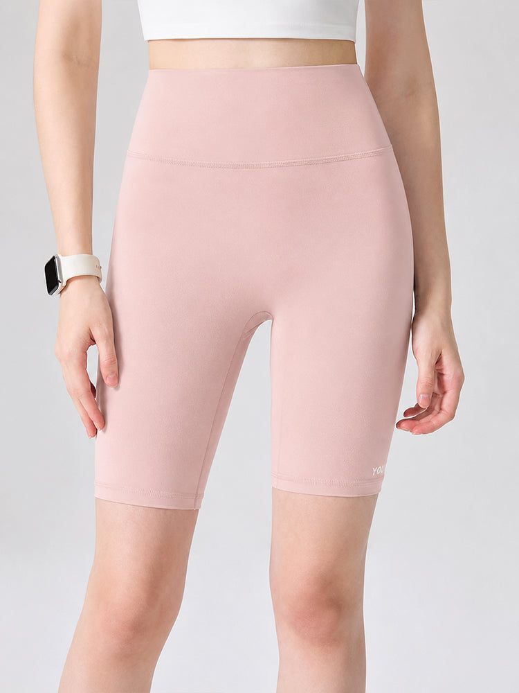 N66LYCRA®素材 ハイウエスト 美尻 ヨガショート丈レギンス