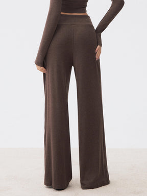 秋冬 ソフト ワイドパンツ