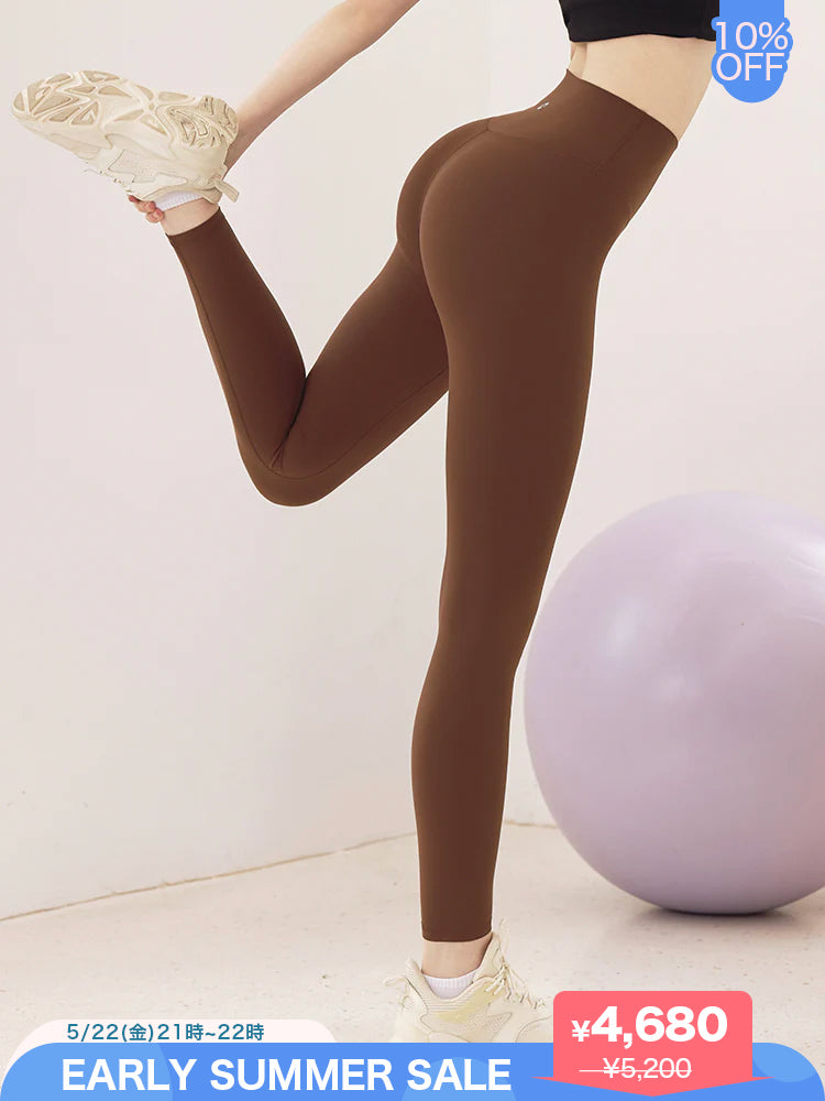 LYCRA®抗菌加工 ヒアルロン酸加工 美尻 レギンス　