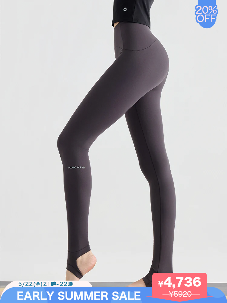 N66LYCRA®素材 Yゾーンフリー ローライズ 美脚 美尻トレンカレギンス