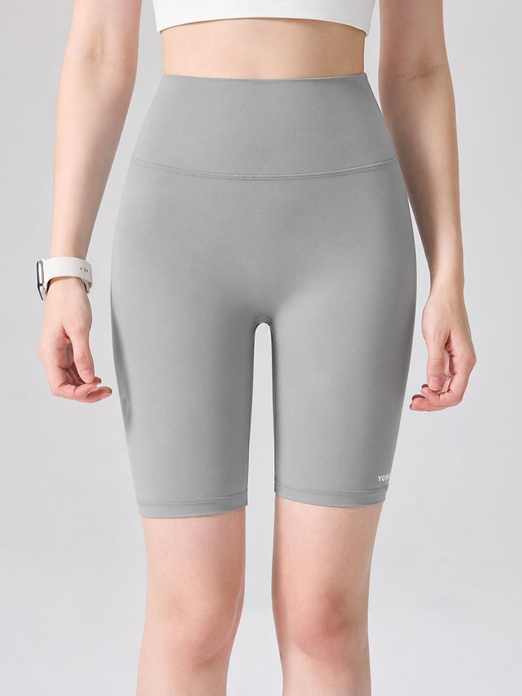 N66LYCRA®素材 ハイウエスト 美尻 ヨガショート丈レギンス