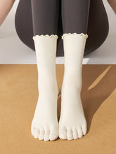 フリル 滑り止める付き クルーソックス