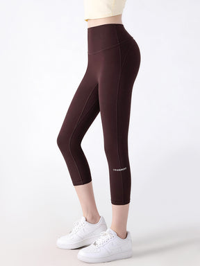 N66LYCRA®素材 ハイウエスト 7分丈ヨガレギンス