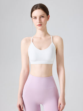 N66LYCRA®素材 美背 吸湿速乾 脇すっきり ヨガブラトップ