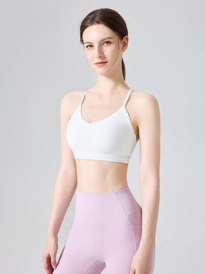 N66LYCRA®素材 美背 吸湿速乾 脇すっきり ヨガブラトップ