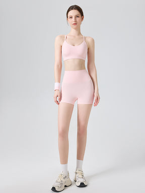N66LYCRA®素材 美背 吸湿速乾 脇すっきり ヨガブラトップ