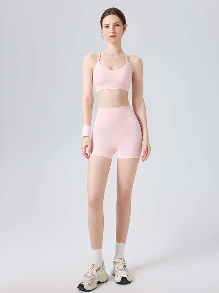 N66LYCRA®素材 美背 吸湿速乾 脇すっきり ヨガブラトップ