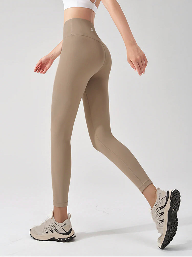 ハイウェスト  LYCRA素材 ヒップアップ レギンス