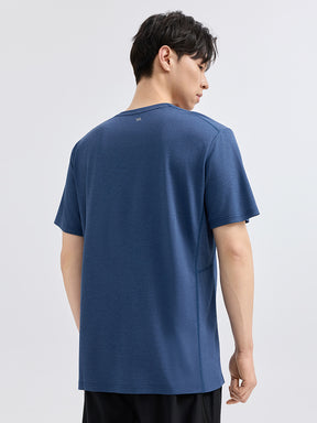 メンズ 吸湿速乾 クルーネック 半袖