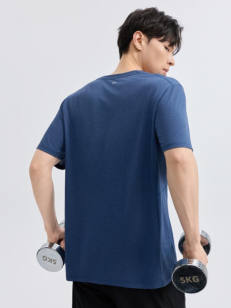 メンズ 吸湿速乾 クルーネック 半袖