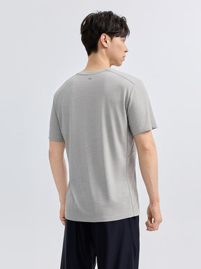 メンズ 吸湿速乾 クルーネック 半袖