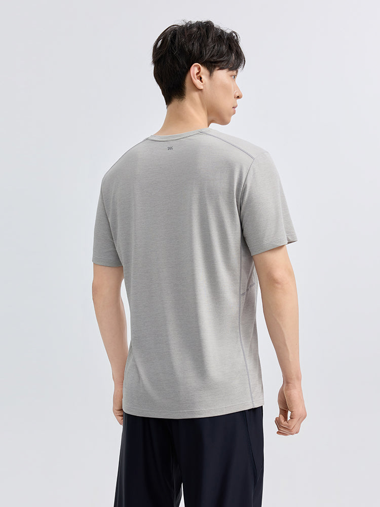 メンズ 吸湿速乾 クルーネック 半袖