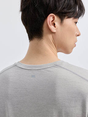 メンズ 吸湿速乾 クルーネック 半袖