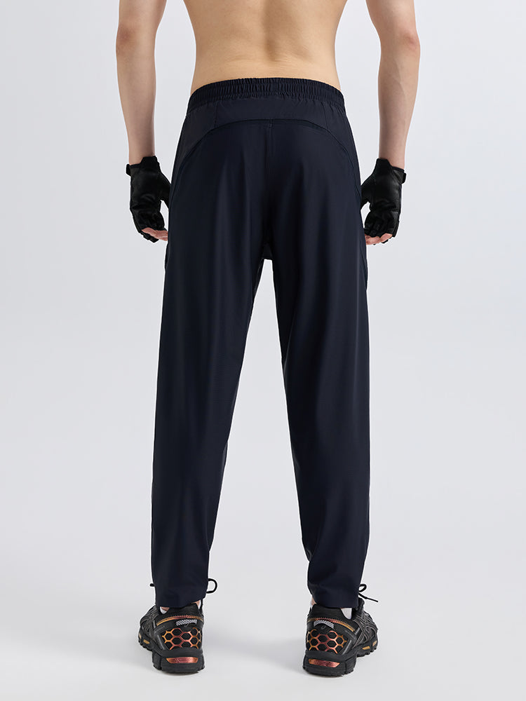 メンズ メッシュ ポケット付き ジョガーパンツ