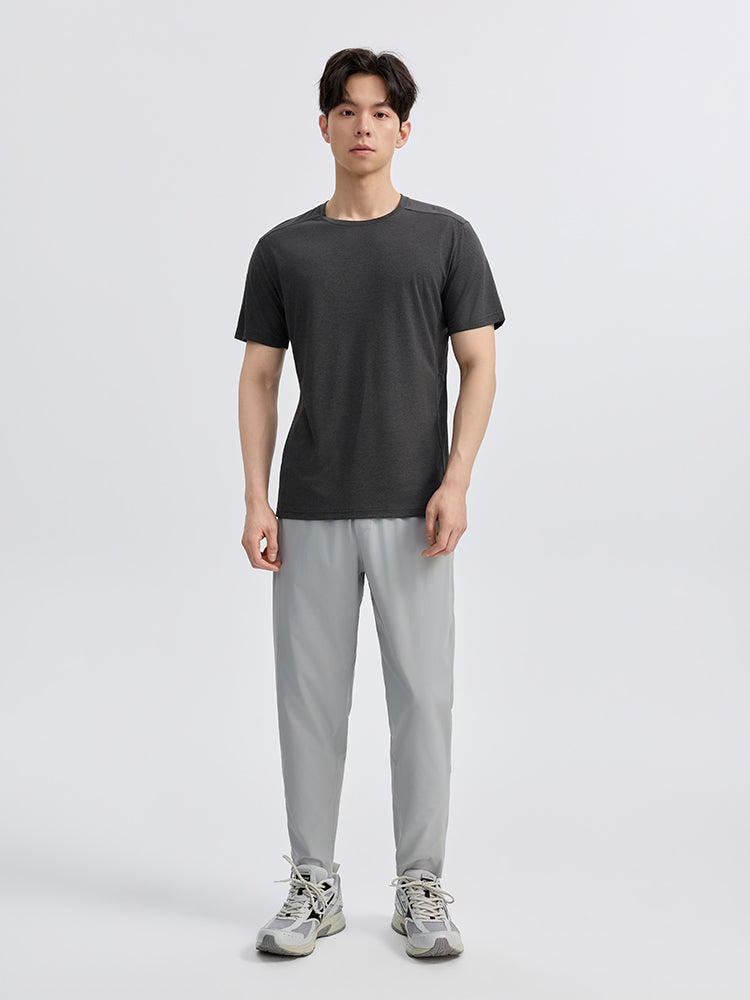 メンズ 吸湿速乾 クルーネック 半袖