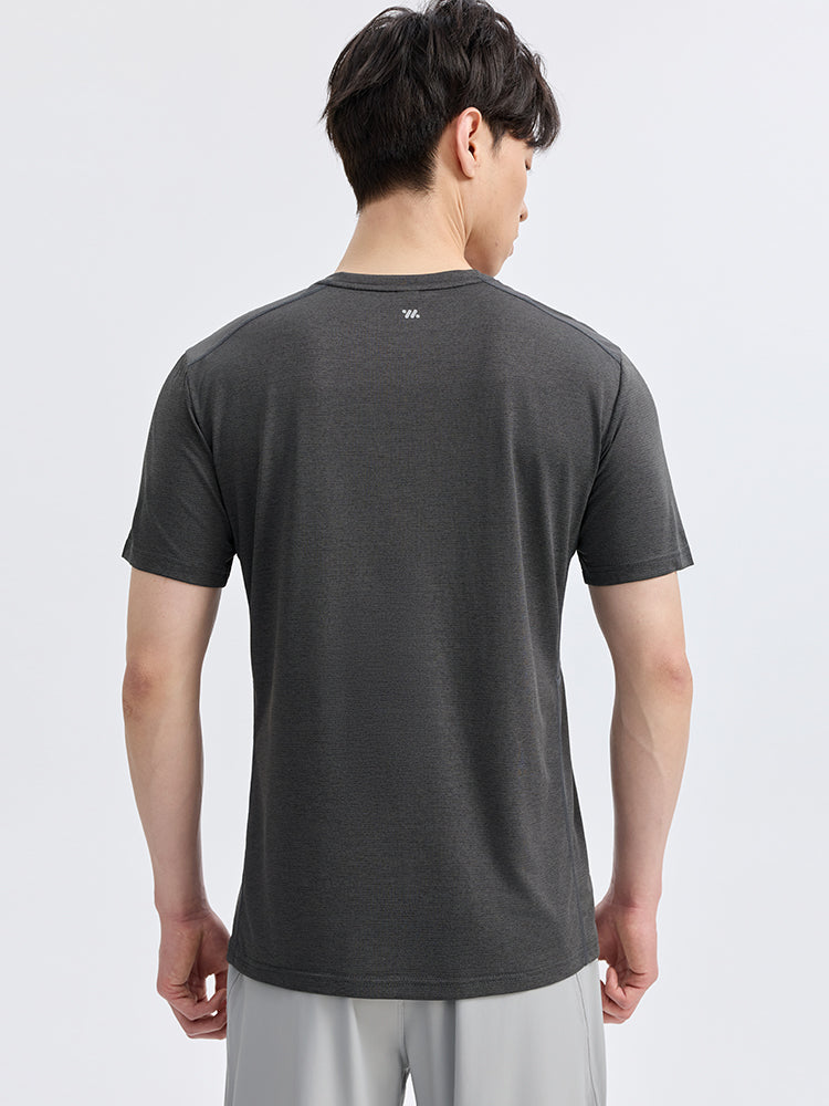 メンズ 吸湿速乾 クルーネック 半袖