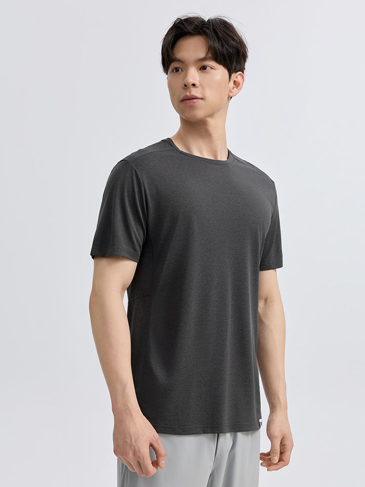 メンズ 吸湿速乾 クルーネック 半袖