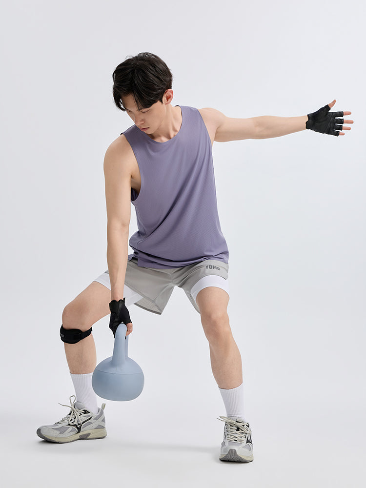 メンズ 7A抗菌 吸湿速乾 ノースリーブ