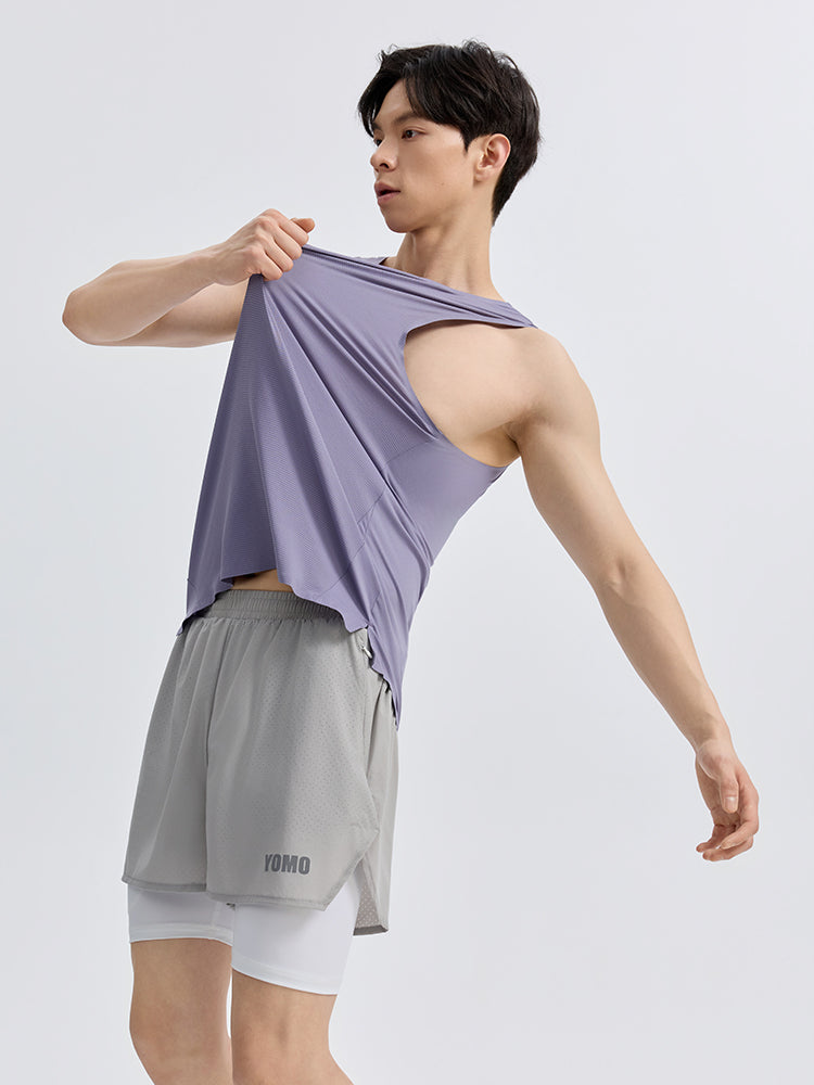 メンズ 7A抗菌 吸湿速乾 ノースリーブ