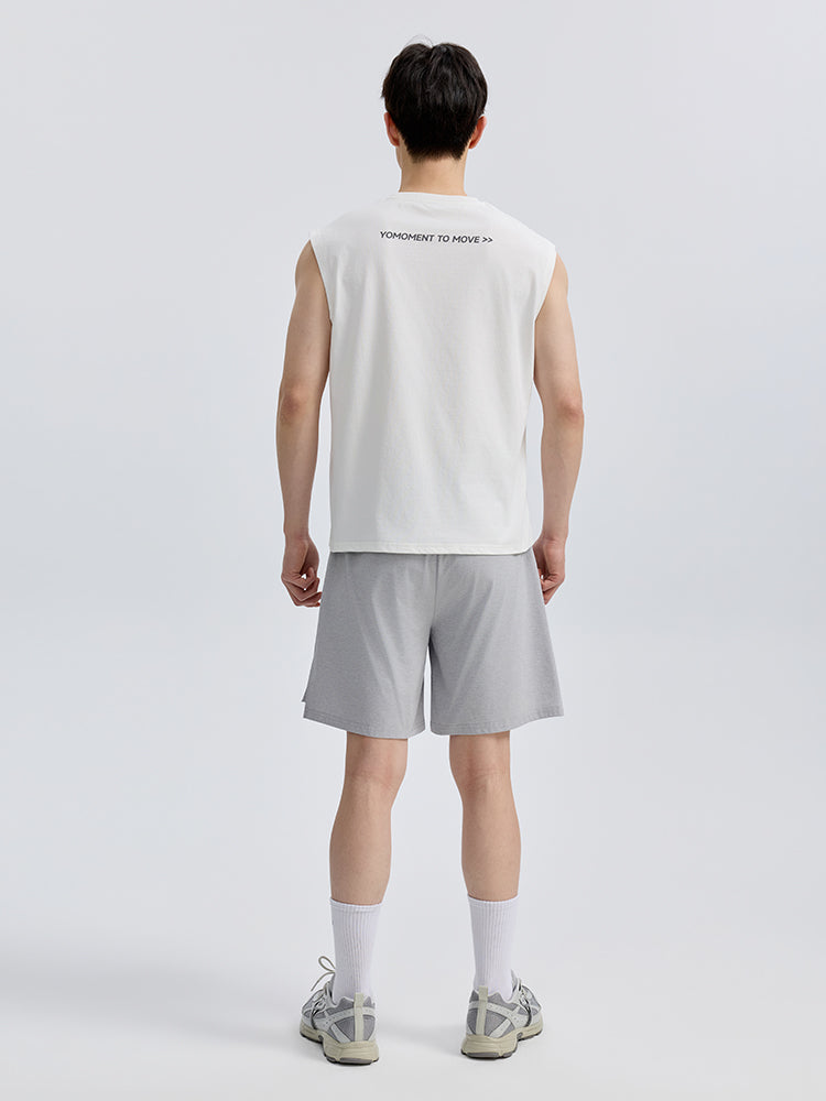 メンズ 吸汗速乾 マッスルフィット ノースリーブ