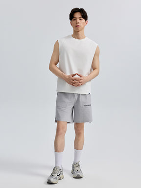 メンズ 吸汗速乾 マッスルフィット ノースリーブ